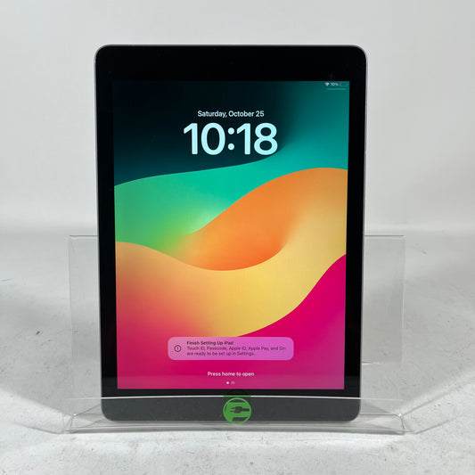 WiFi Only Apple iPad 6th Gen 32GB 17.7.10 Space Gray MR7F2LL/A