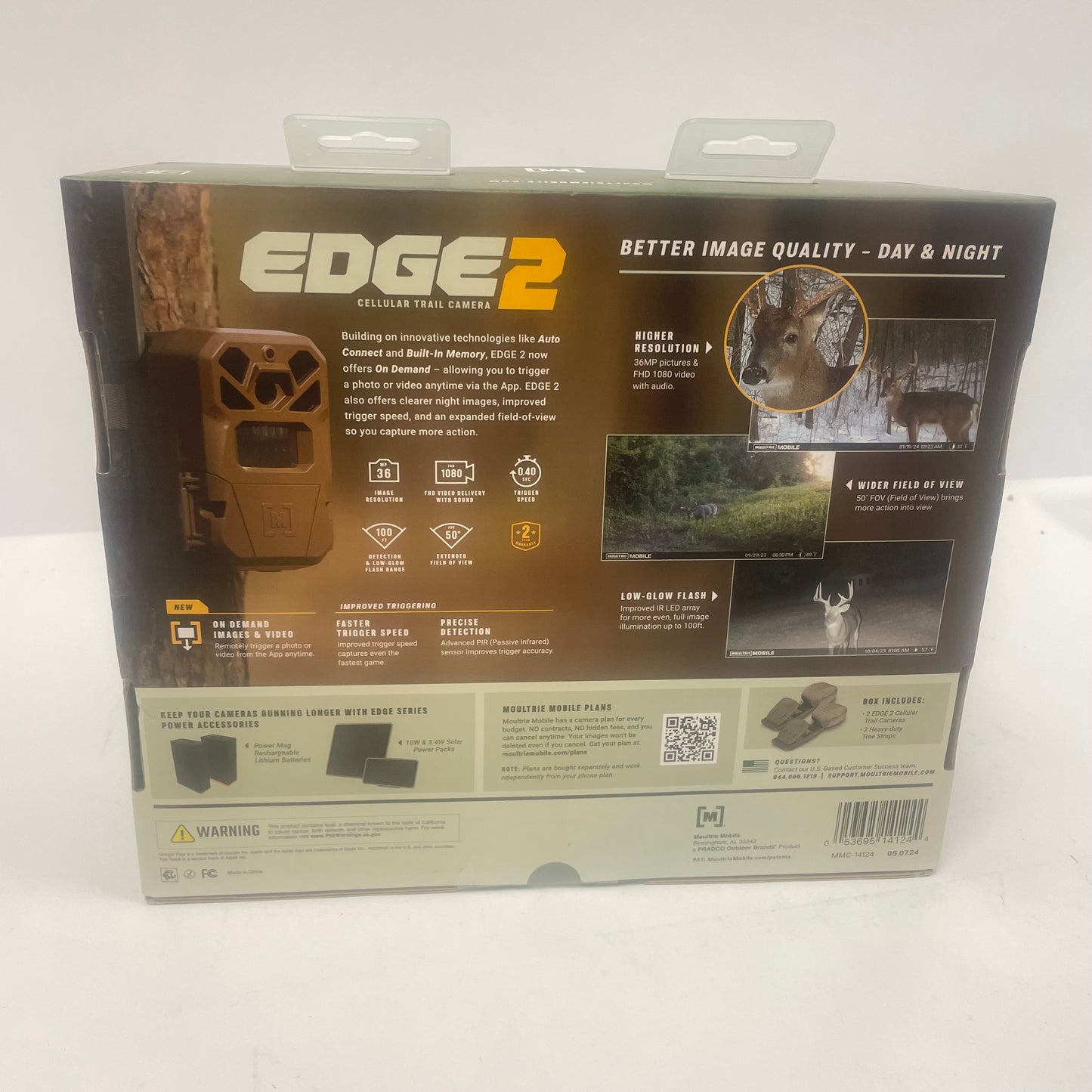 New Moultrie Mobile Edge 2 Trail Camera MMC-14124