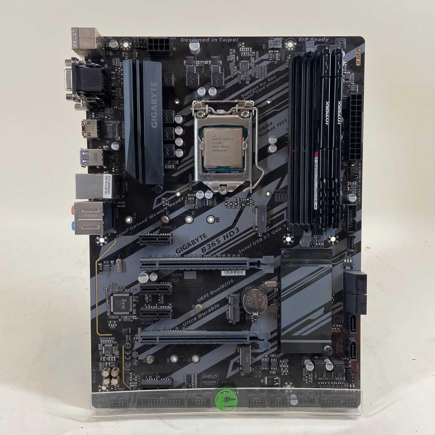 Gigabyte B365 HD3 LGA 1151 ATX WITH INTEL i7-9700F