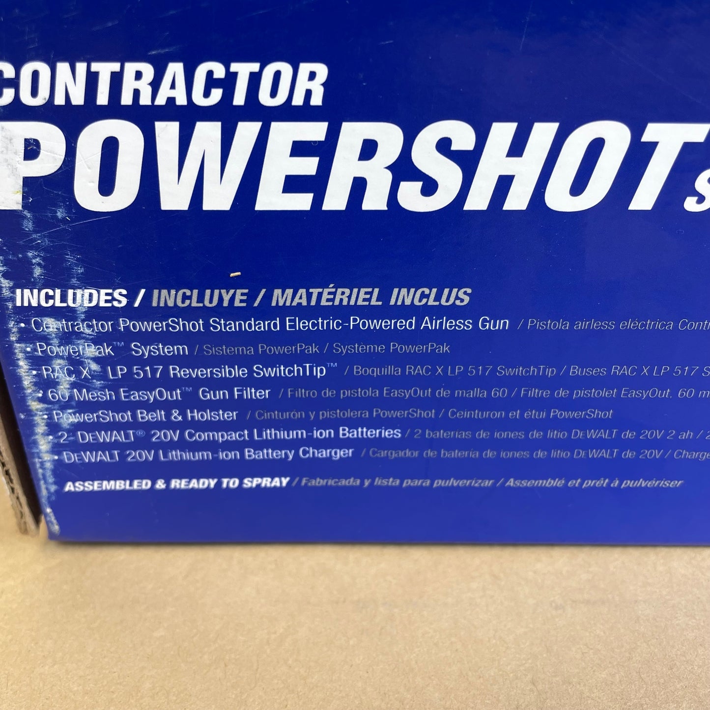 New Graco Contractor Powershot Standard 18H300 Electric Powered Airless Gun