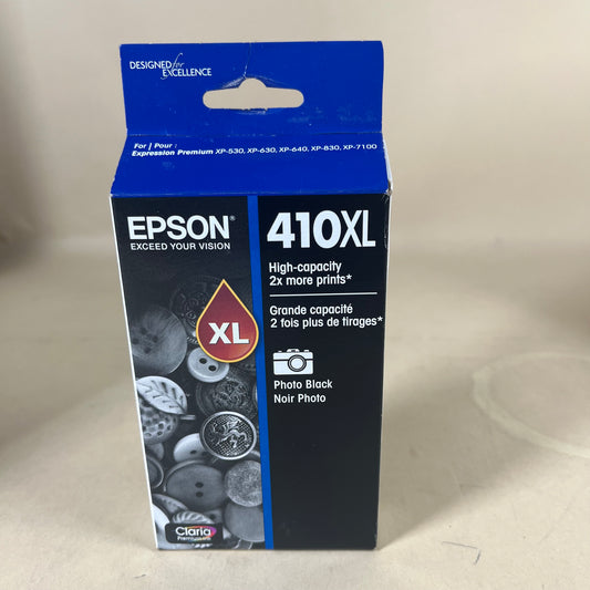 New Epson 410xl T410XL120-S Black Ink Cartridge Box of 32