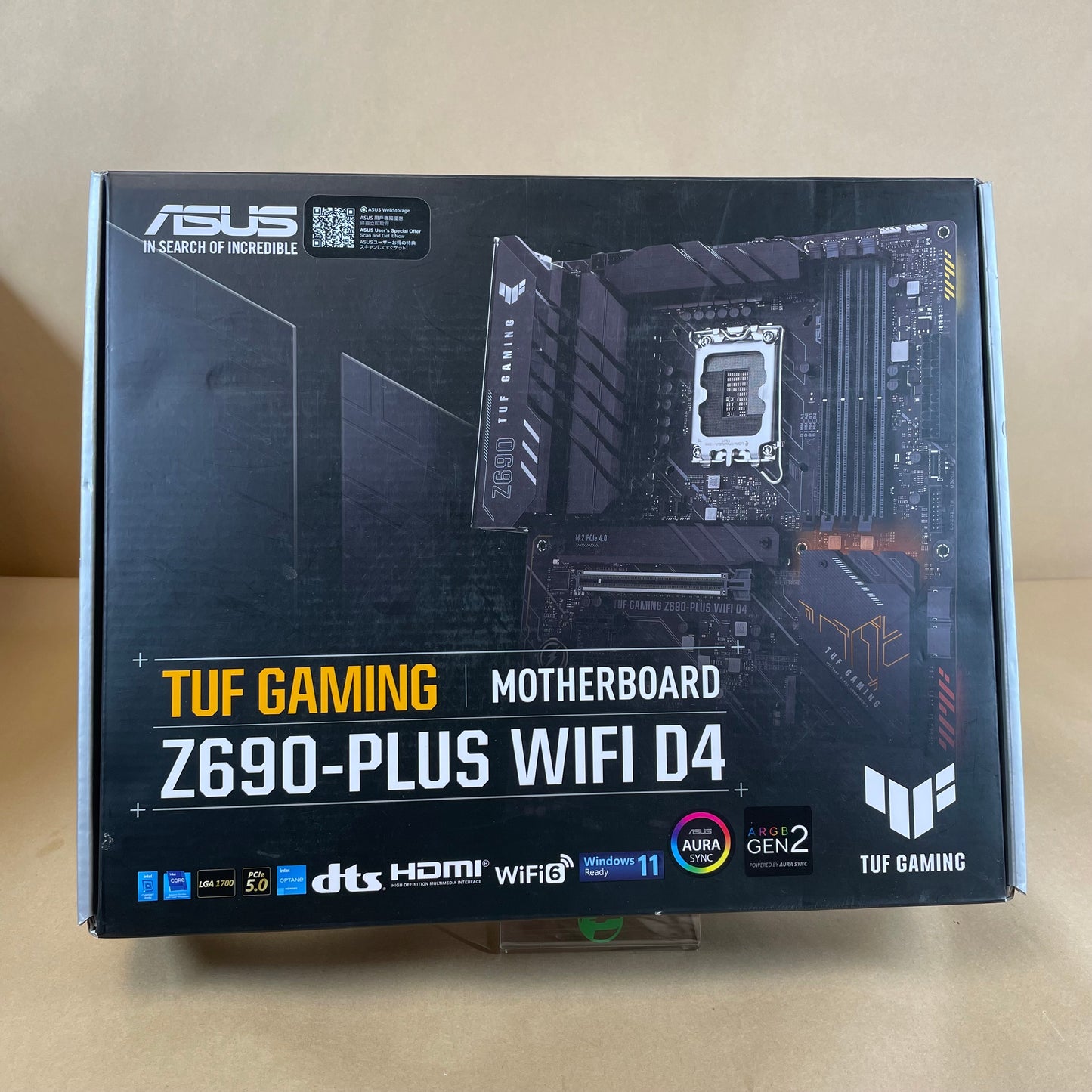 ASUS Z690 Plus Wifi D4 LGA 1700 ATX With Intel i7-13700K Combo
