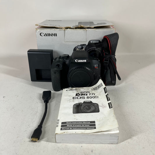 Canon EOS Rebel T7i 24.2MP Digital SLR DSLR Camera