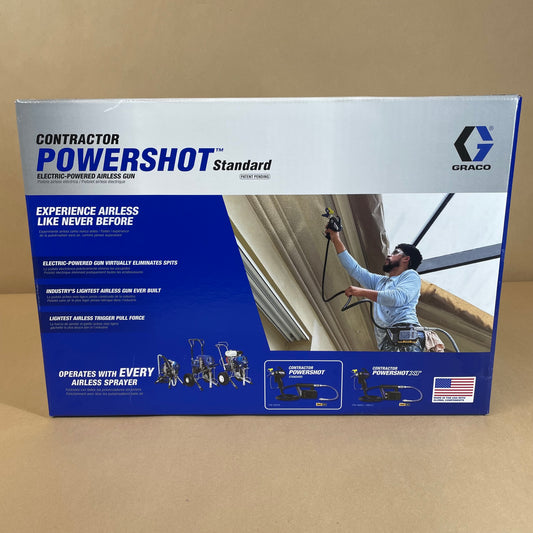 New Graco Contractor Powershot Standard 18H300 Electric Powered Airless Gun