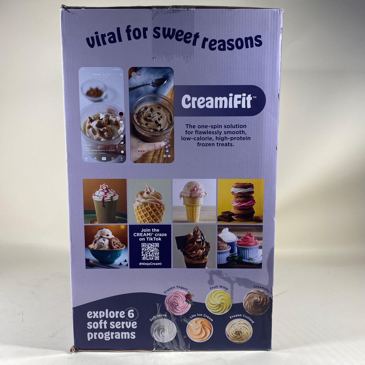 New Ninja Swirl by Creami Ice Cream Maker NC701