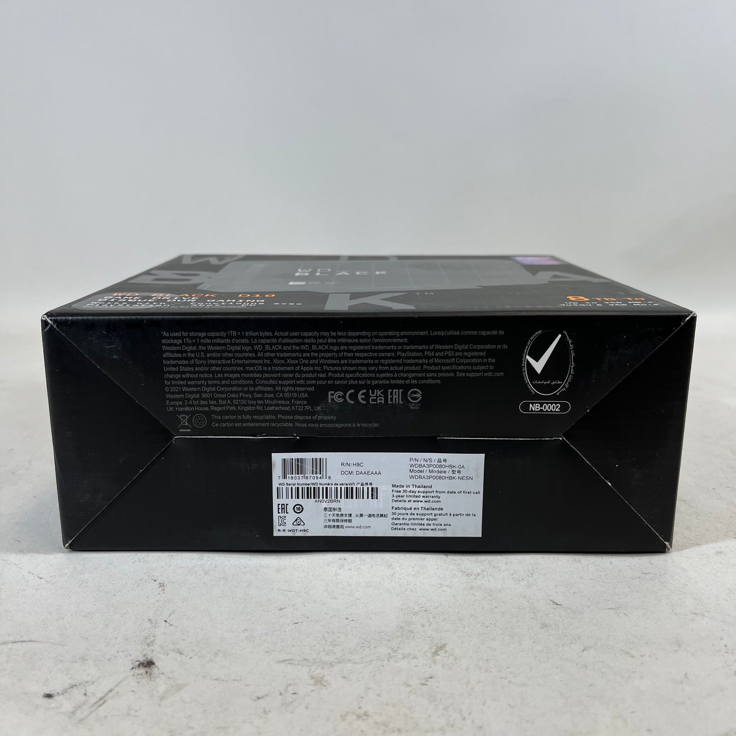 New Western Digital wdba3p0080hbk-nesn Desktop External HDD WDBA3P0080HBK-NESN