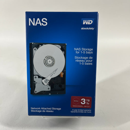 New Western Digital WD External WDBMMA0030HNC-NRSN 3TB 24X7 NAS HDD