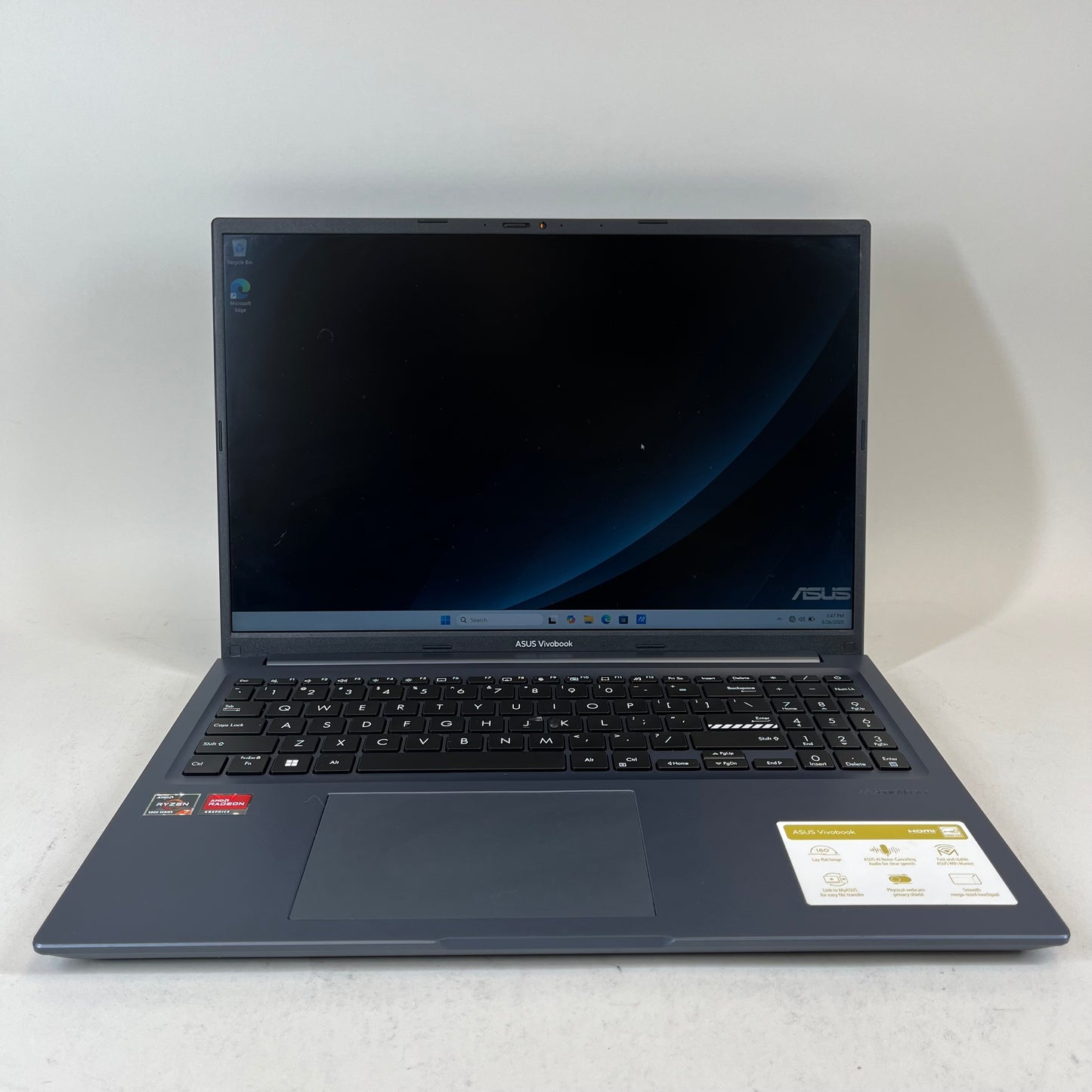 Asus Vivobook 16 M1603QA 15.6" Ryzen 7 5800HS 3.0GHz 12GB RAM 512GB SSD