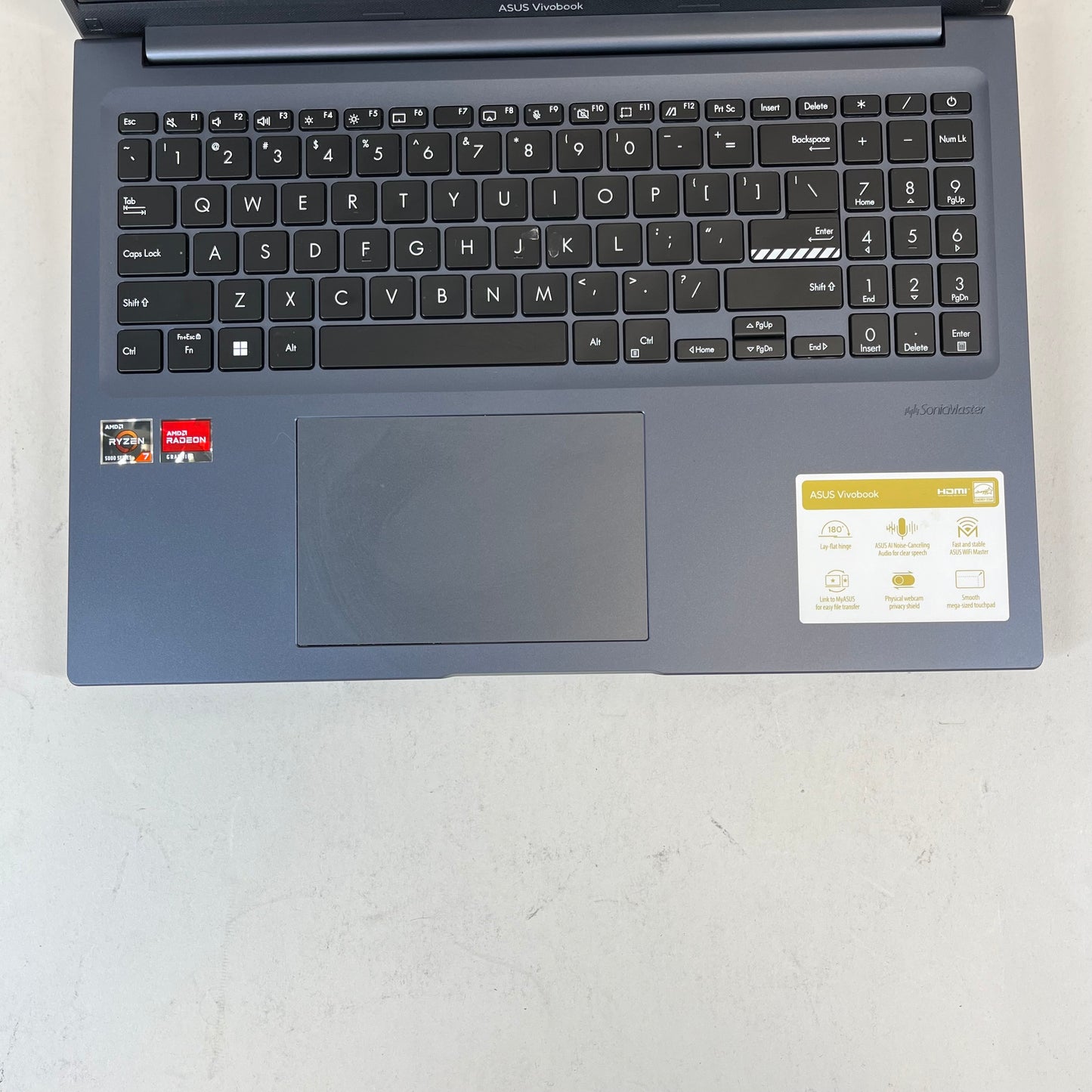 Asus Vivobook 16 M1603QA 15.6" Ryzen 7 5800HS 3.0GHz 12GB RAM 512GB SSD