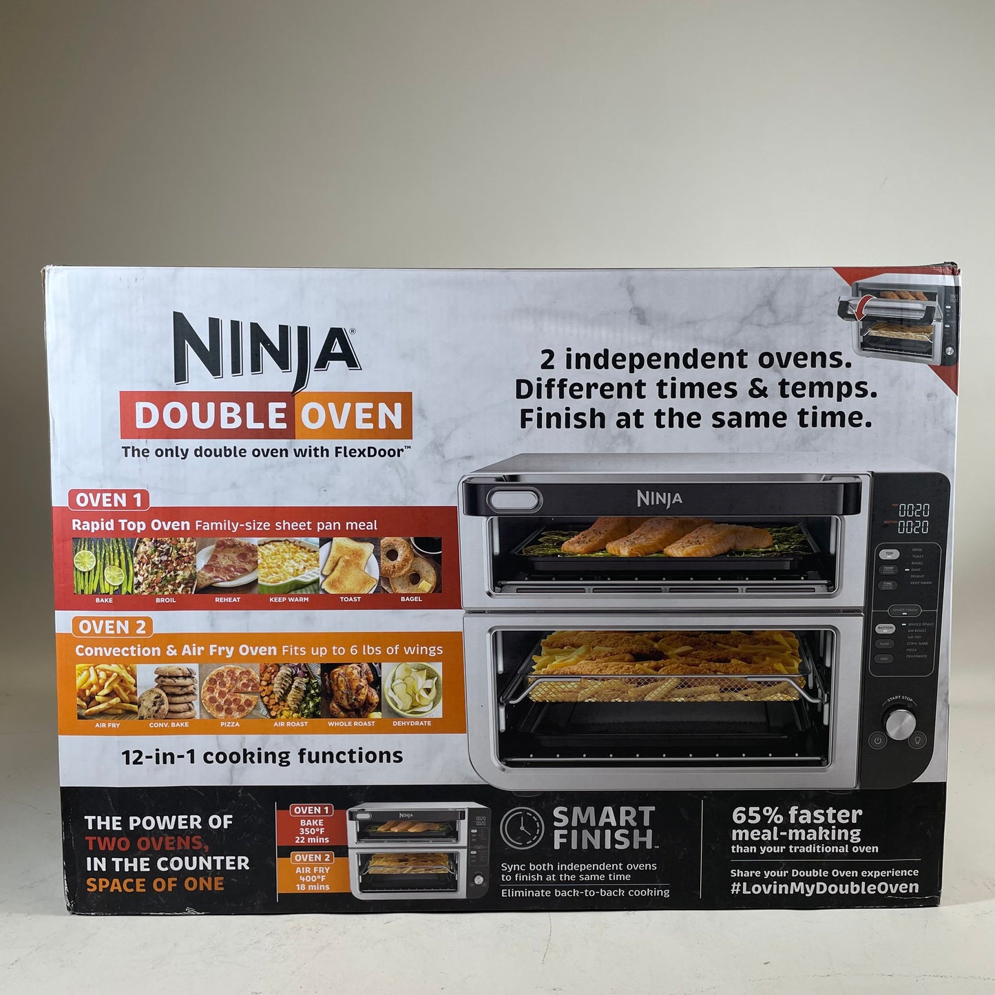 New Ninja Double Oven Toaster Oven DCT401