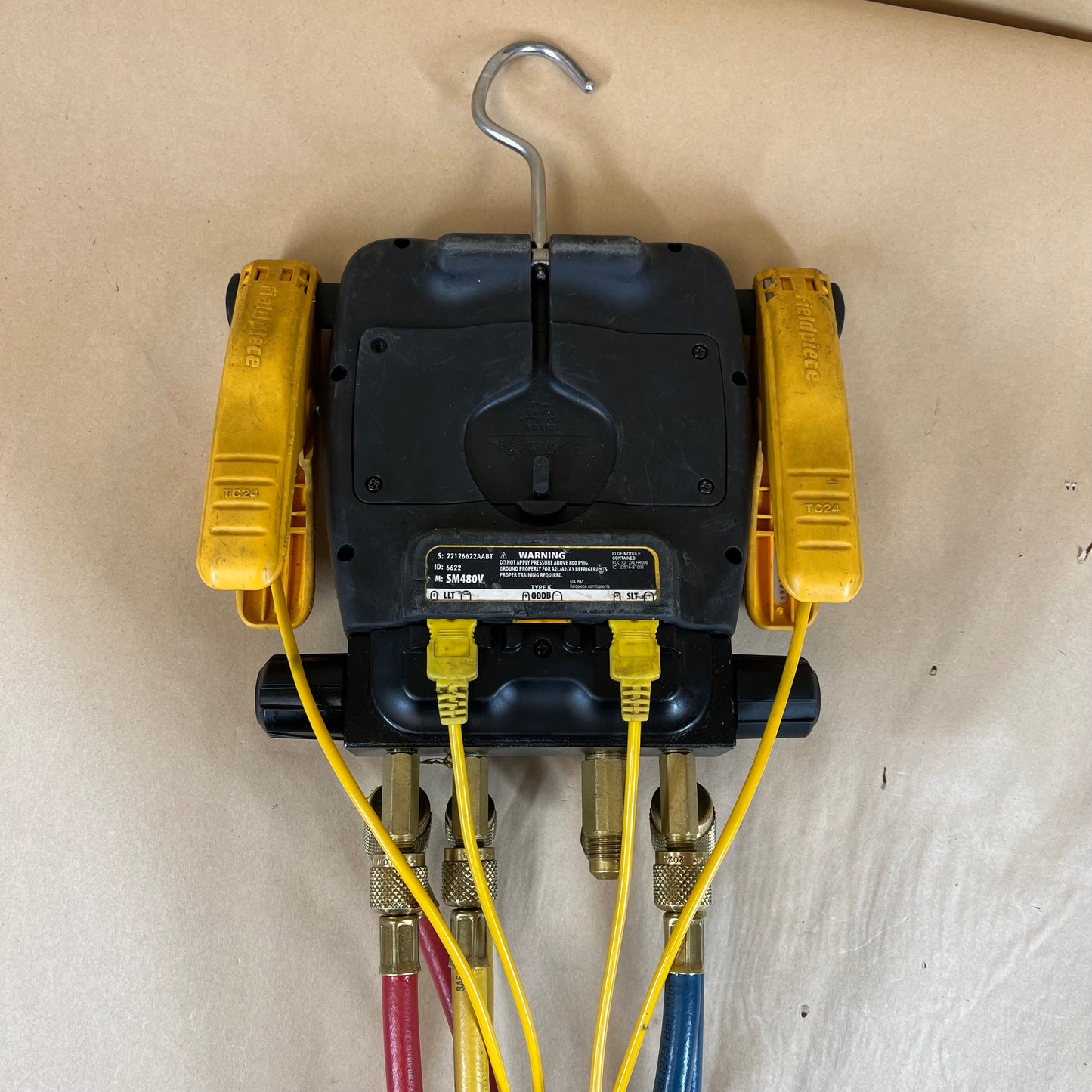 Fieldpiece SMAN 4-Port Digital Refrigerant Manifold SM480V