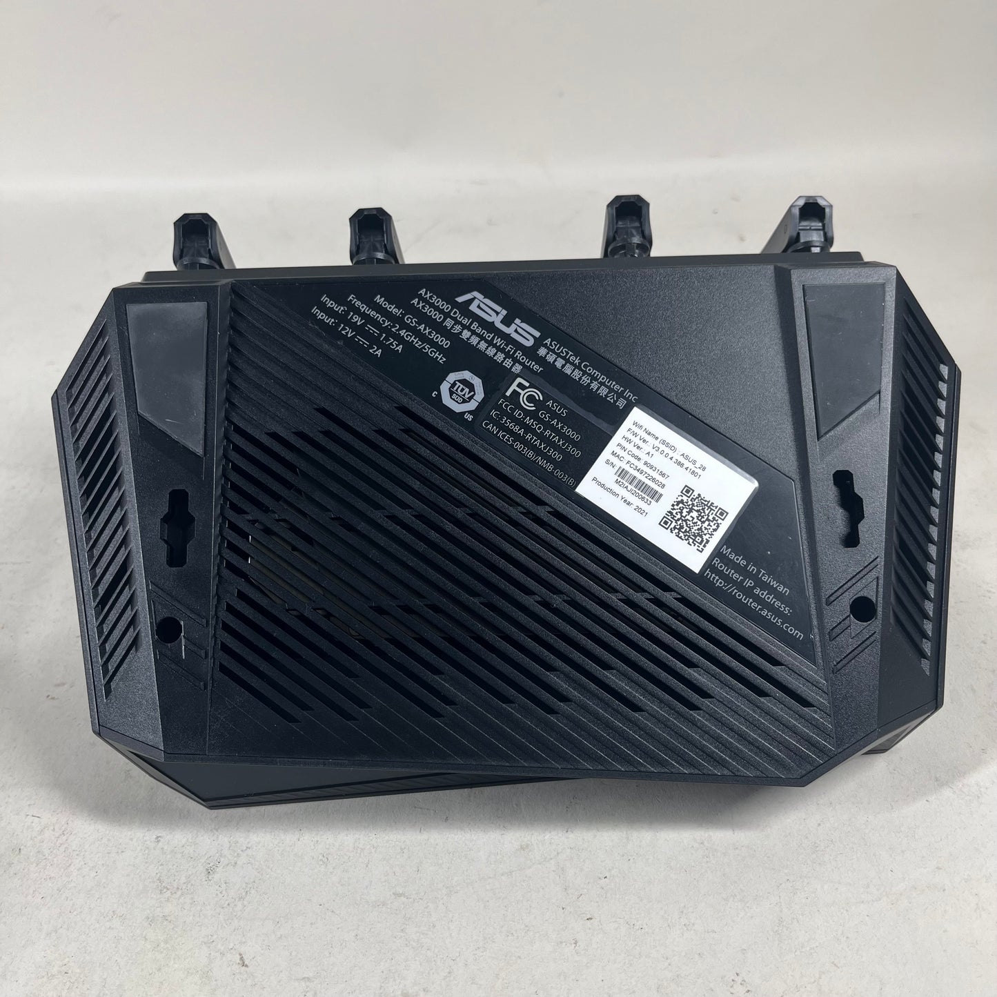 ASUS ROG STRIX GS-AX3000 Dual Band WiFi 6 Router AX3000