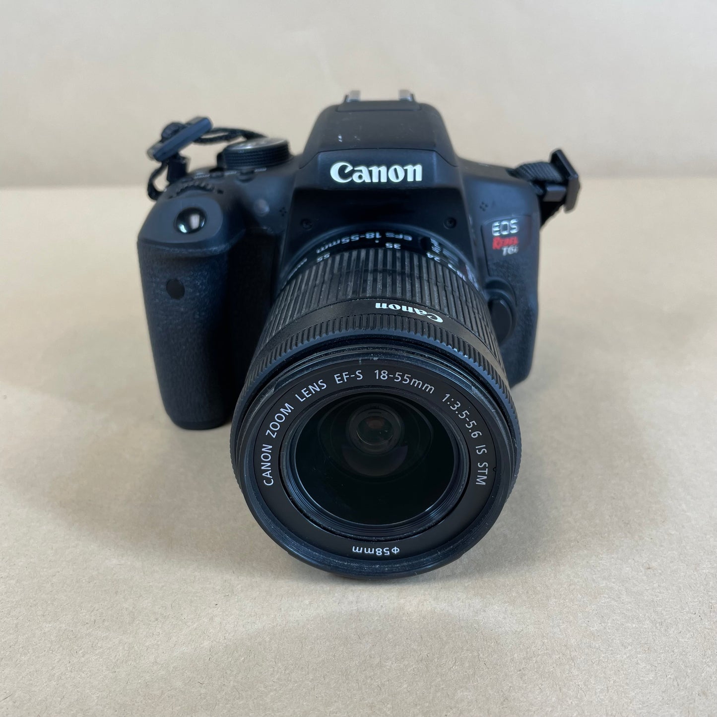 Canon EOS Rebel T6i 24.2MP DSLR Camera 1897 Shutter Count 18-55mm Lens Combo