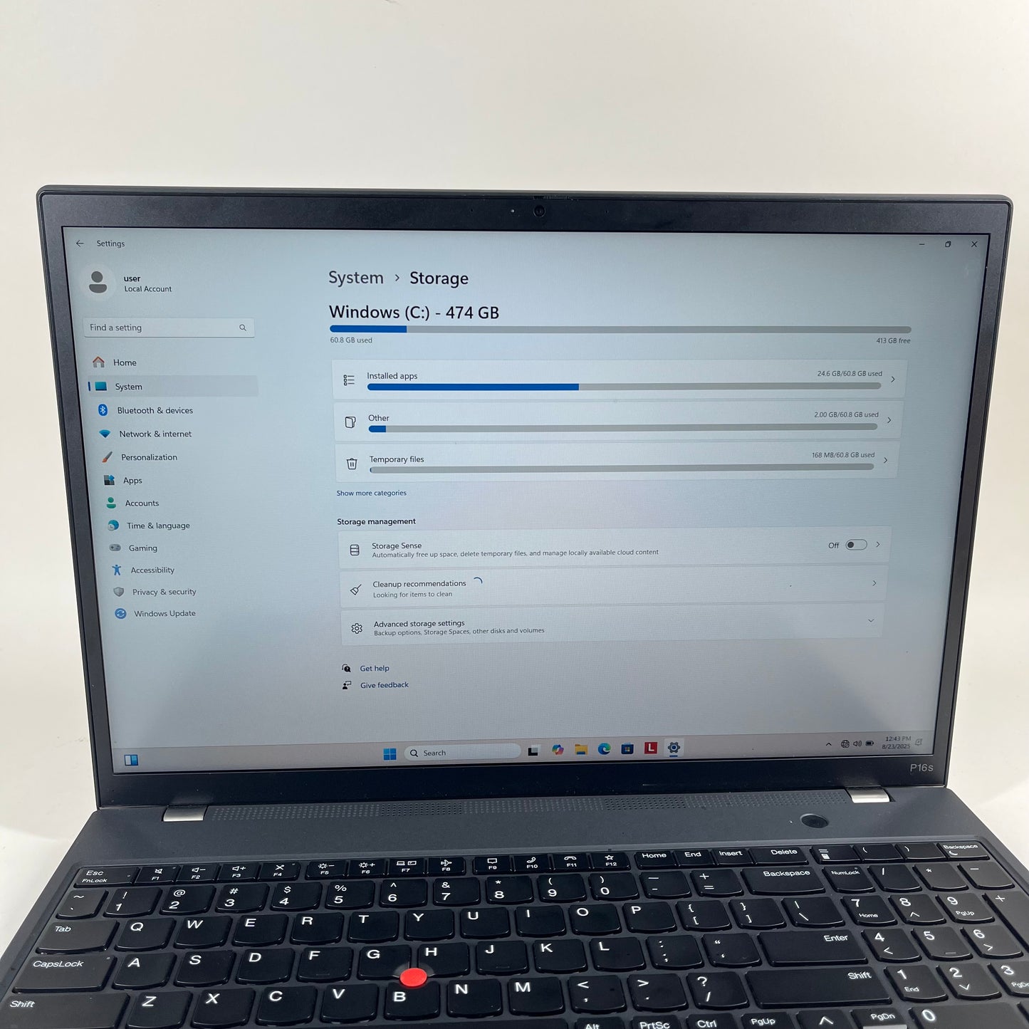 Lenovo ThinkPad 16 Gen 1 16" i7-1260P 2.1GHz 16GB RAM 512GB SSD