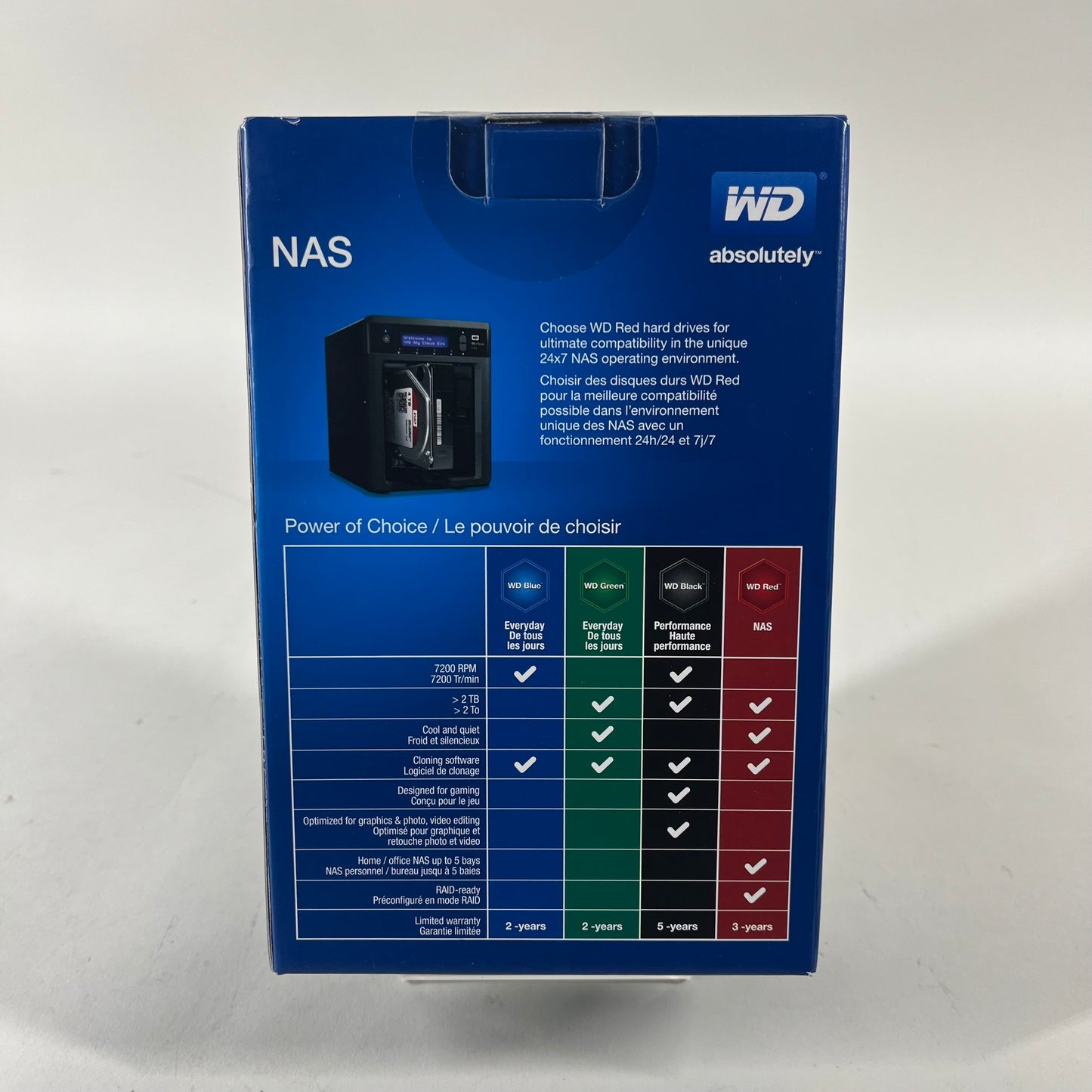 New Western Digital WD External WDBMMA0030HNC-NRSN 3TB 24X7 NAS SSD