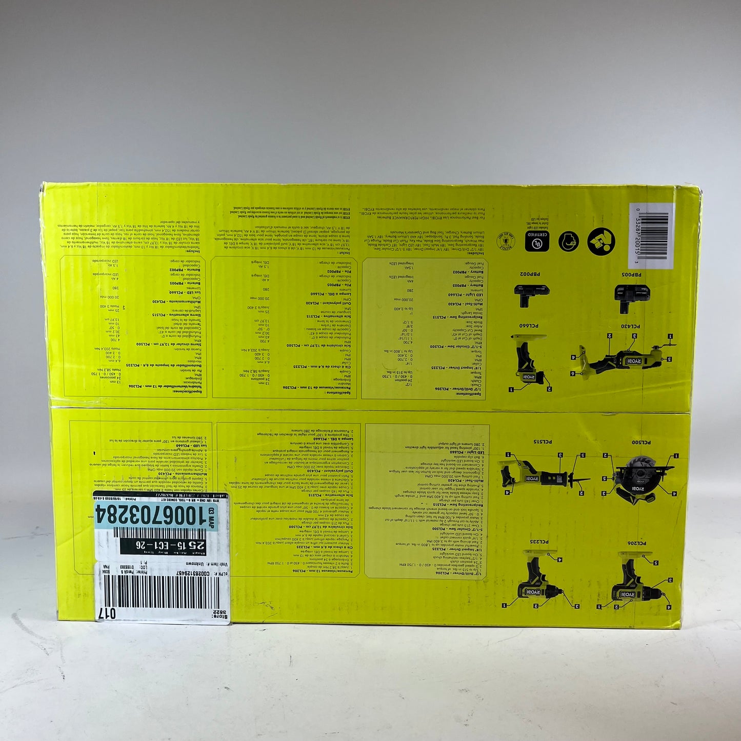 Ryobi ONE+ 18V 6-Tool Combo Kit PCL1600K2