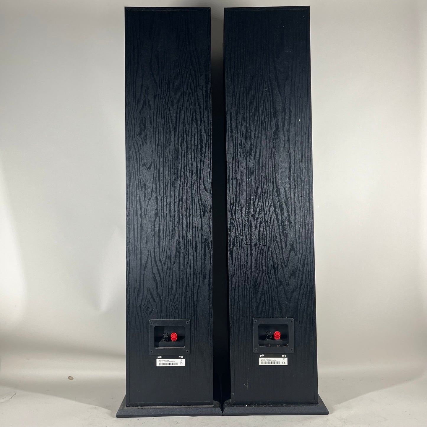 Pair of Polk Audio T50 tower speaker 2-Way Floor-Standing Tower Speaker Black AM7050-B
