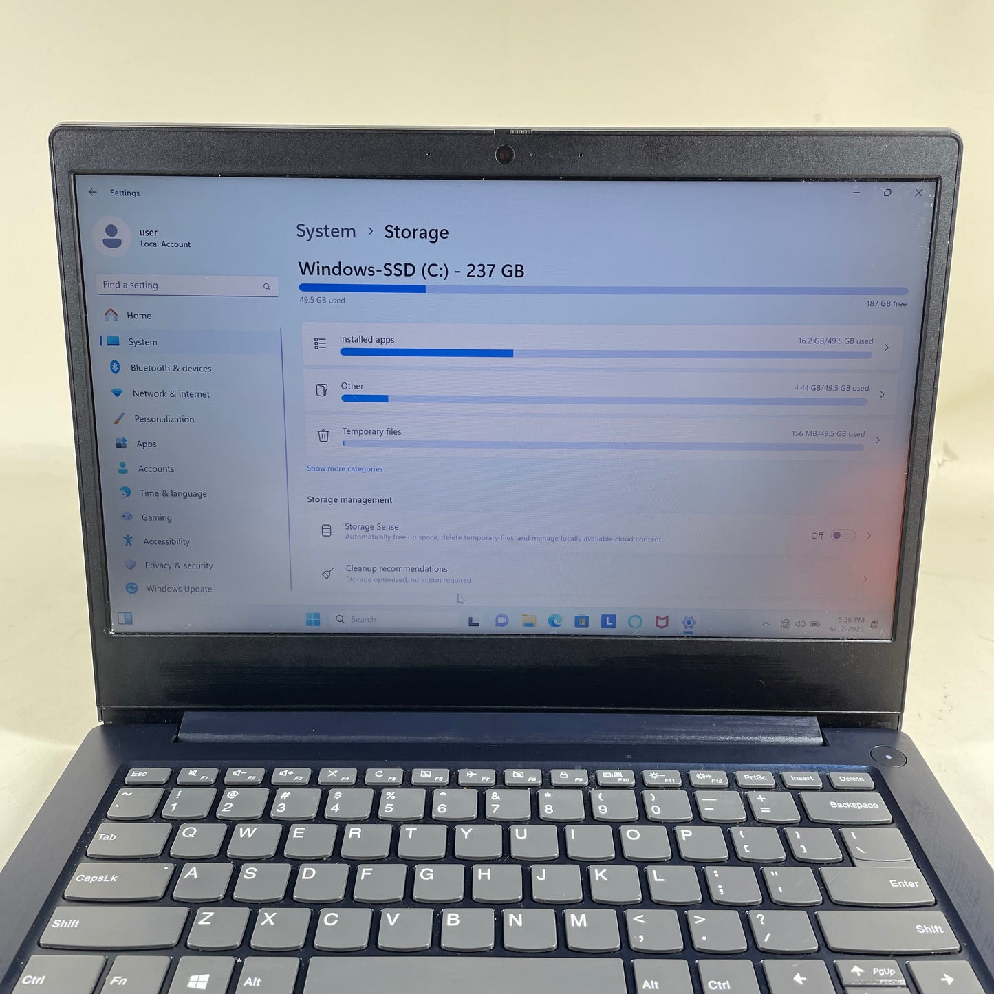 Lenovo Ideapad 3 14" Ryzen 5 3500U 2.1GHz 12GB RAM 256GB SSD Radeon Vega 8