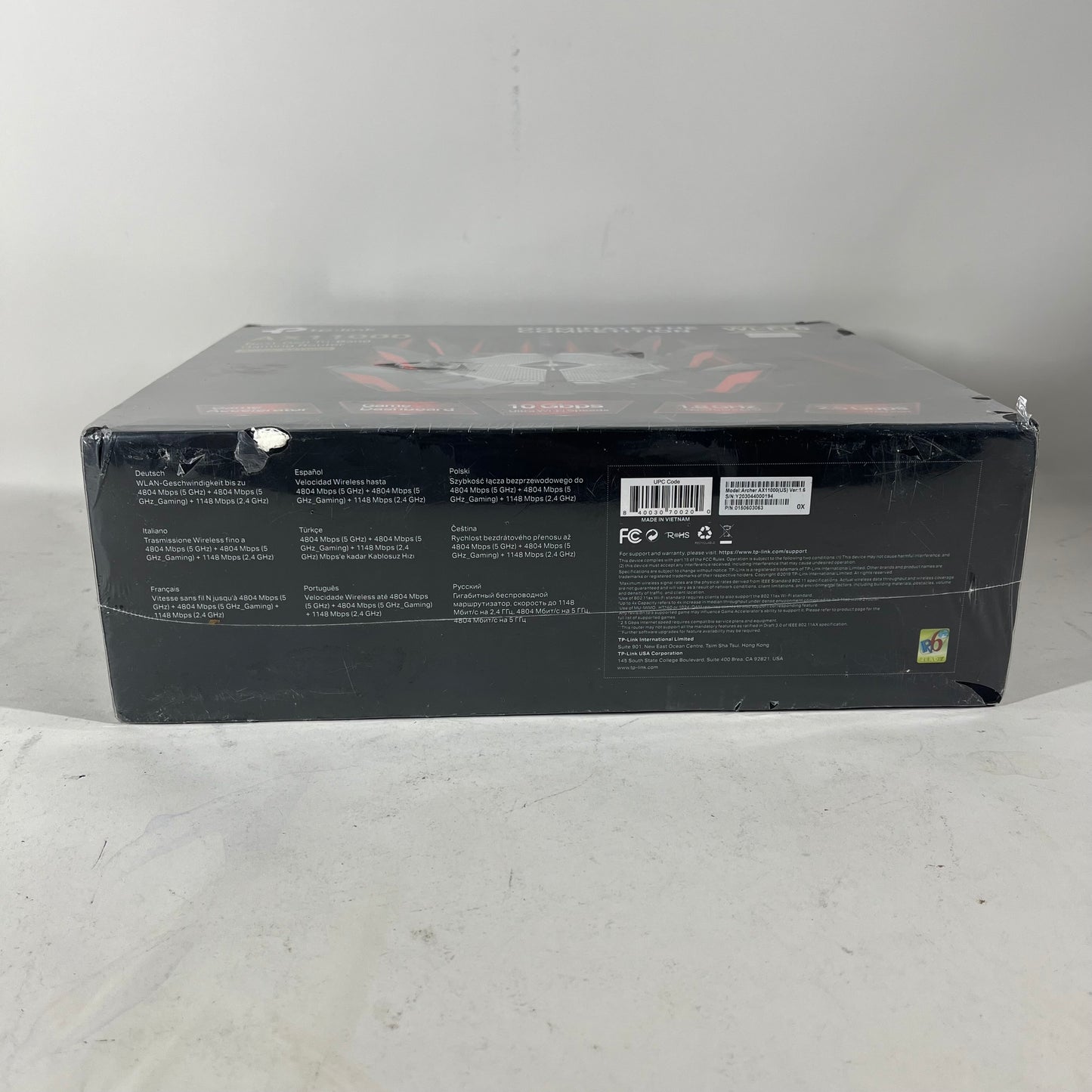 New TP-Link ARCHER Tri Band WiFi 6 AX11000 Gaming Router