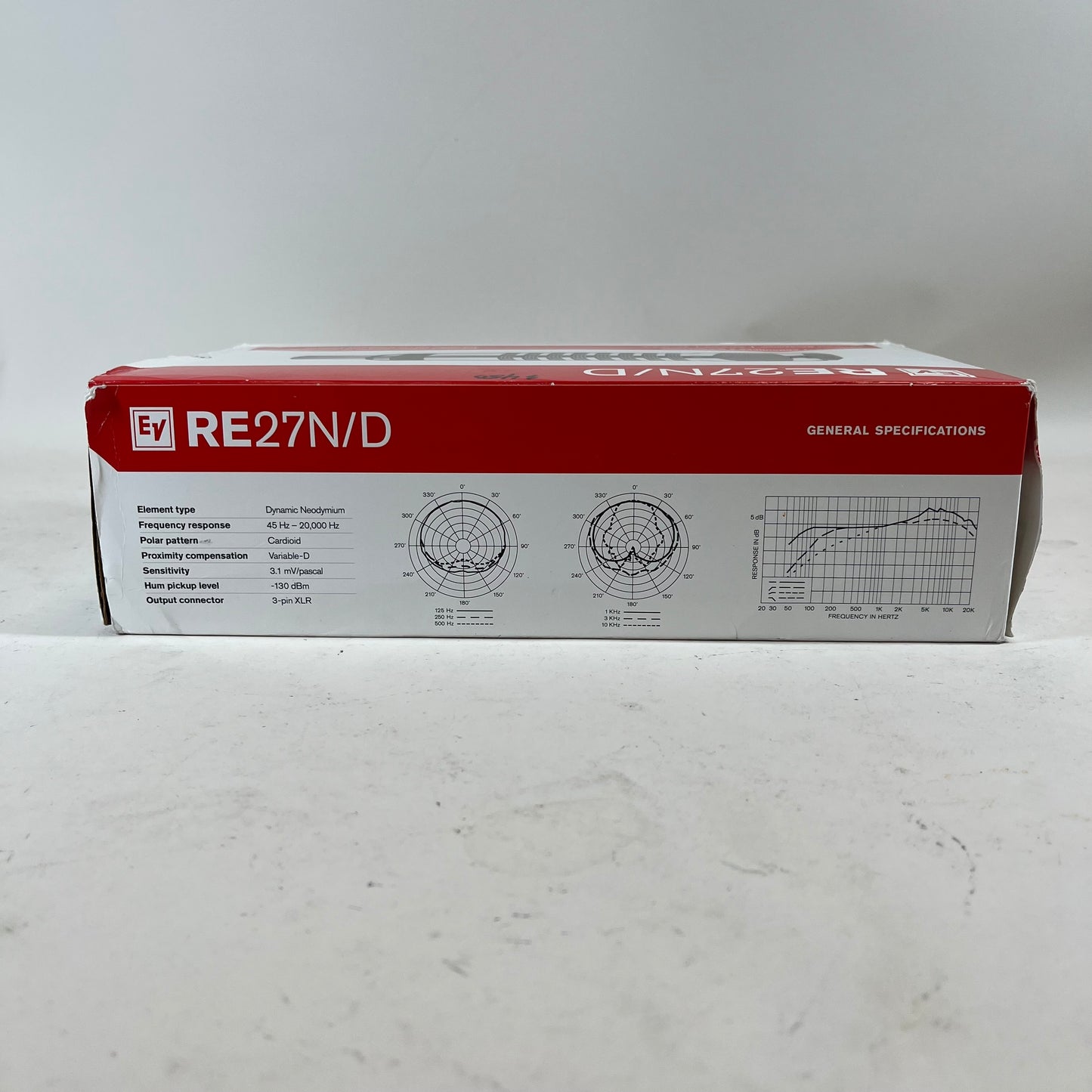 New Electro-Voice re27n/d 40Hz - 20kHz Broadcast Announcer Microphone F01U410843