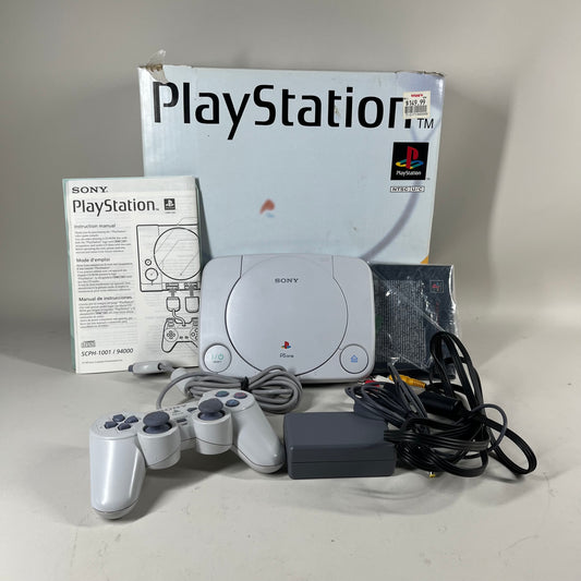 Sony PlayStation 1 PS1 White Console Gaming System