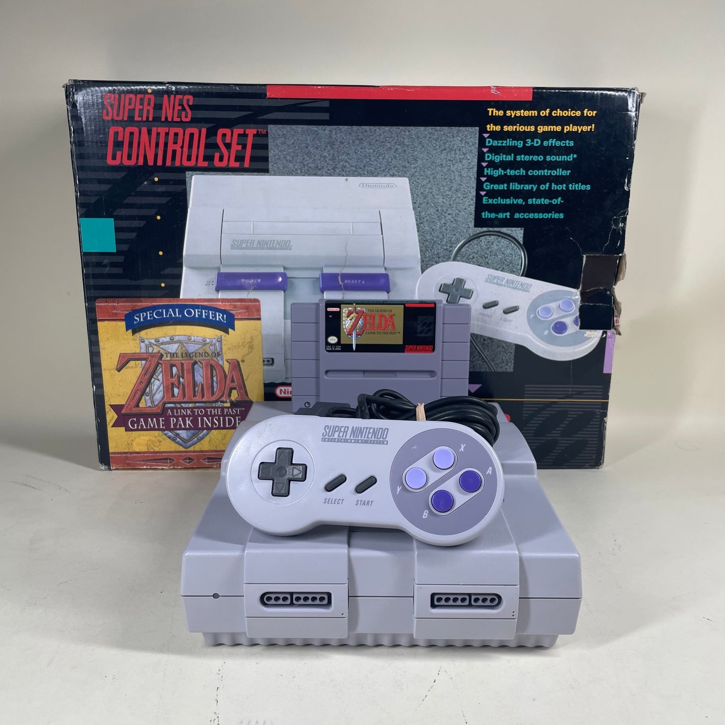 Nintendo Super Nintendo Entertainment System SNES Video Game Console SNS-001