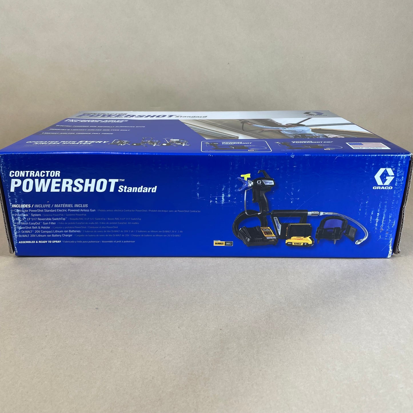 New Graco Contractor Powershot Standard 18H300 Electric Powered Airless Gun