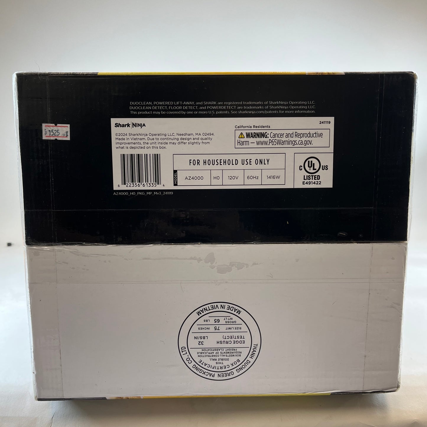 New Shark Power Detect Corded Vacuum AZ4000