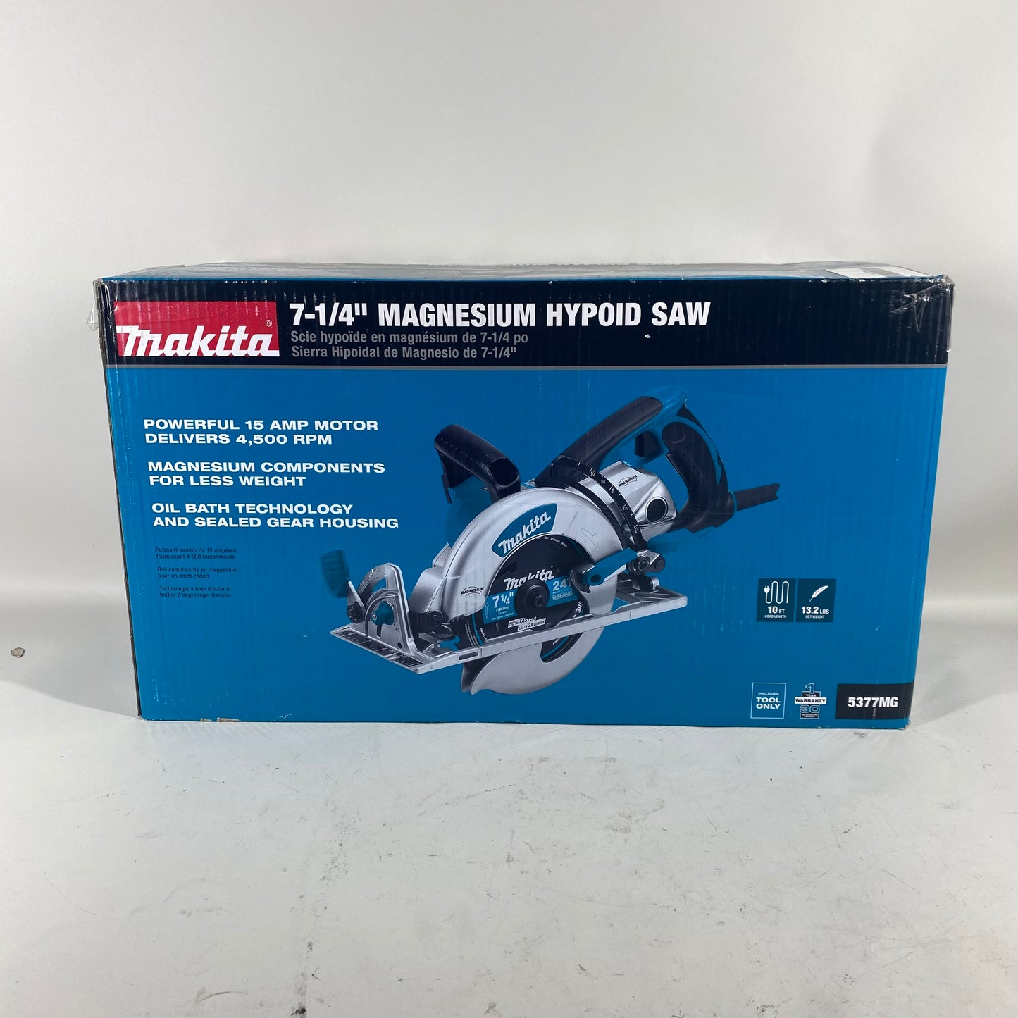 New Makita 5377MG 120V 7-1/4" Magnesium Hypoid Saw
