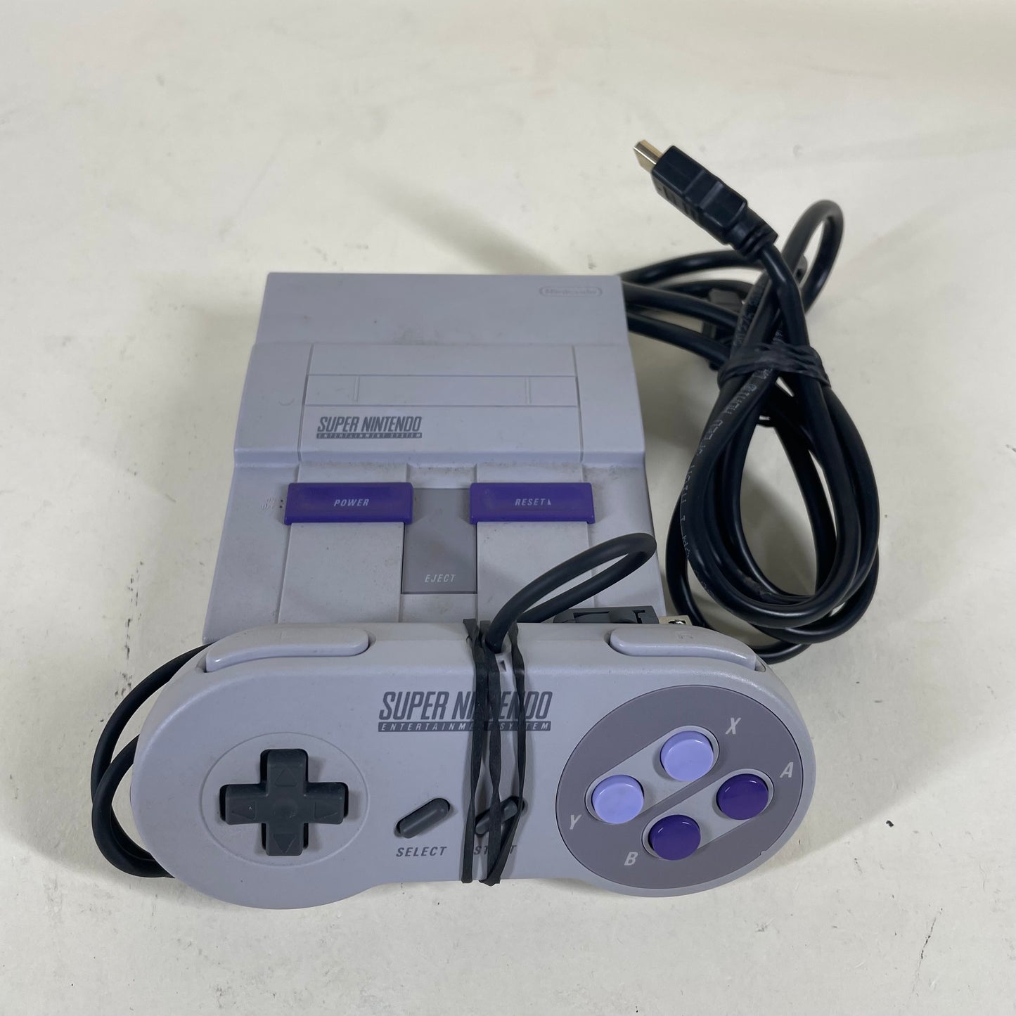 Super Nintendo SNES Mini Console Video Game Console CLV-201 Gray