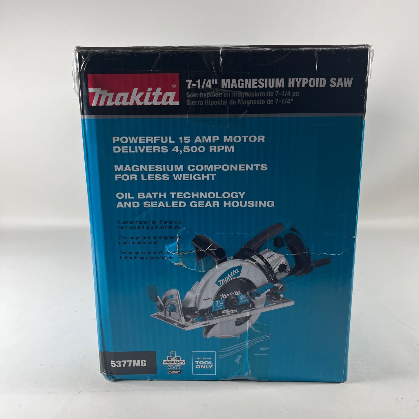 New Makita 5377MG 120V 7-1/4 Magnesium Hypoid Saw
