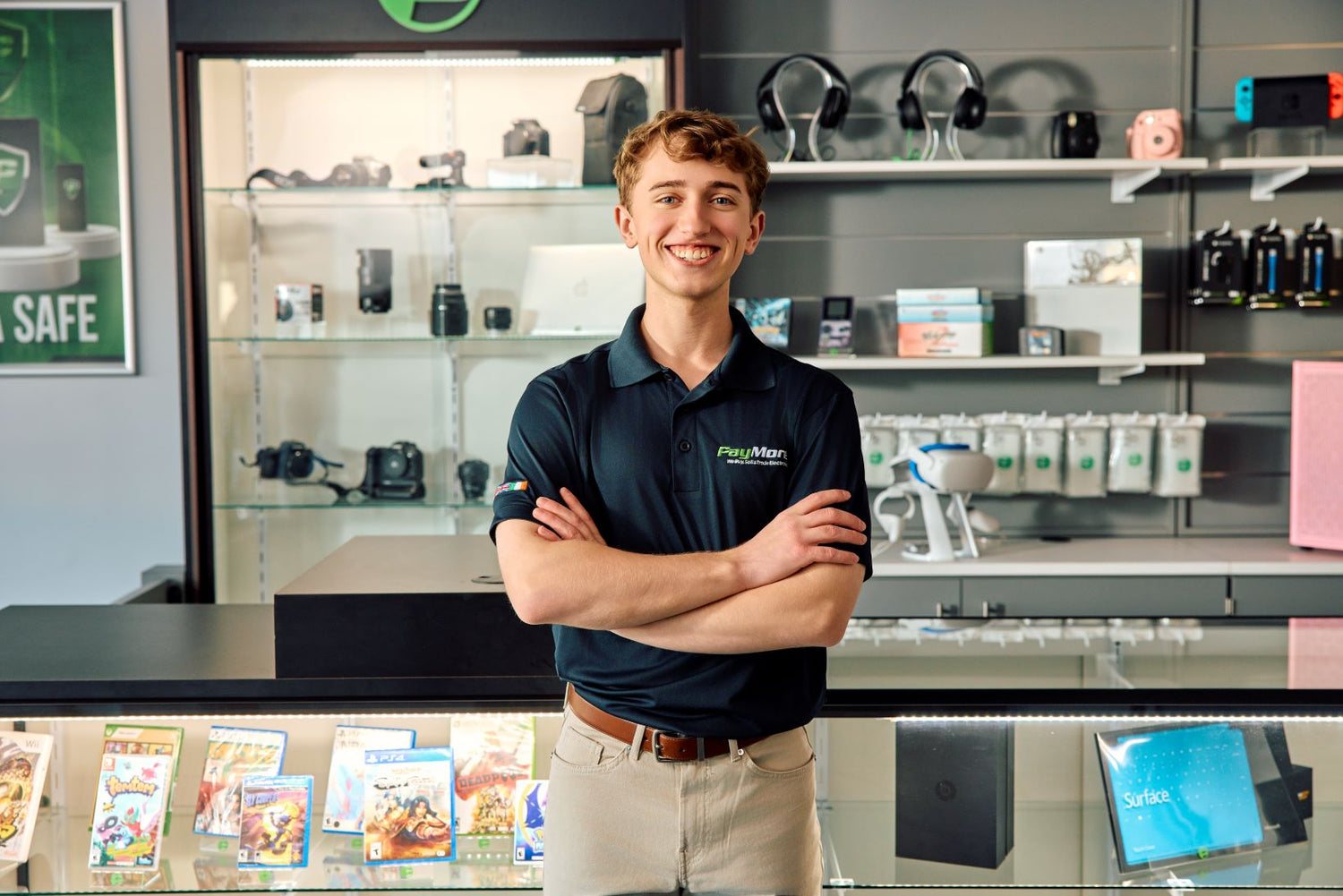 paymore employee smiling