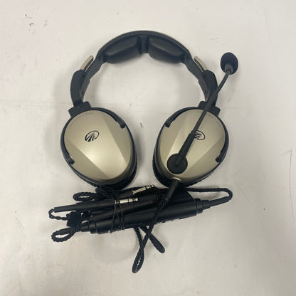 Lightspeed Zulu 3 Aviation Headset Black/Beige GA Dual Plug 4064