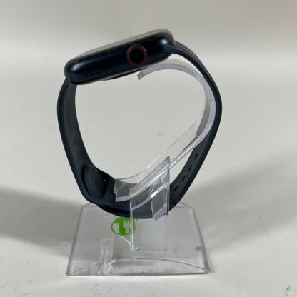 Unlocked Apple Watch Series 9 45MM Black Aluminum Black Sport Band MRMD3LL/A