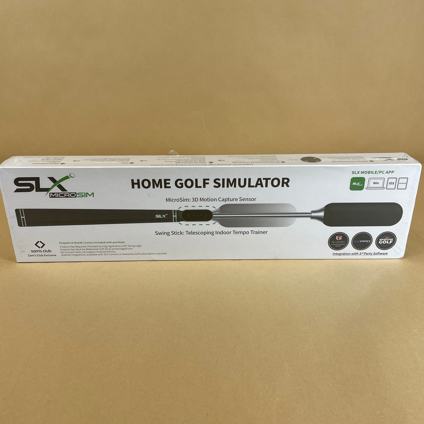 New SLX MicroSim Home Golf Simulator TG100L