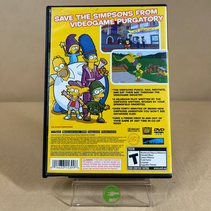 The Simpsons Game (Sony PlayStation 2 PS2, 2007)