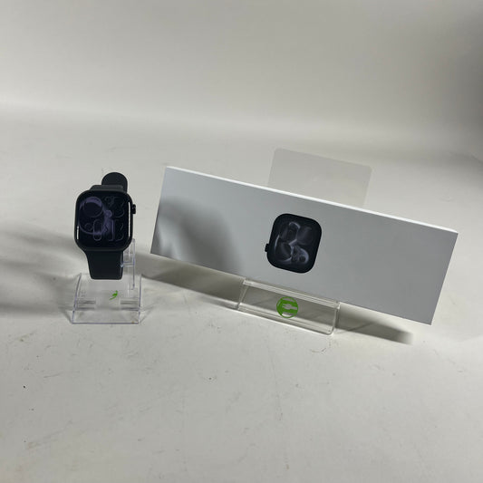 Unlocked Apple Watch Series 11 46MM Jet Black Aluminum Black Loop MFC44LW/A