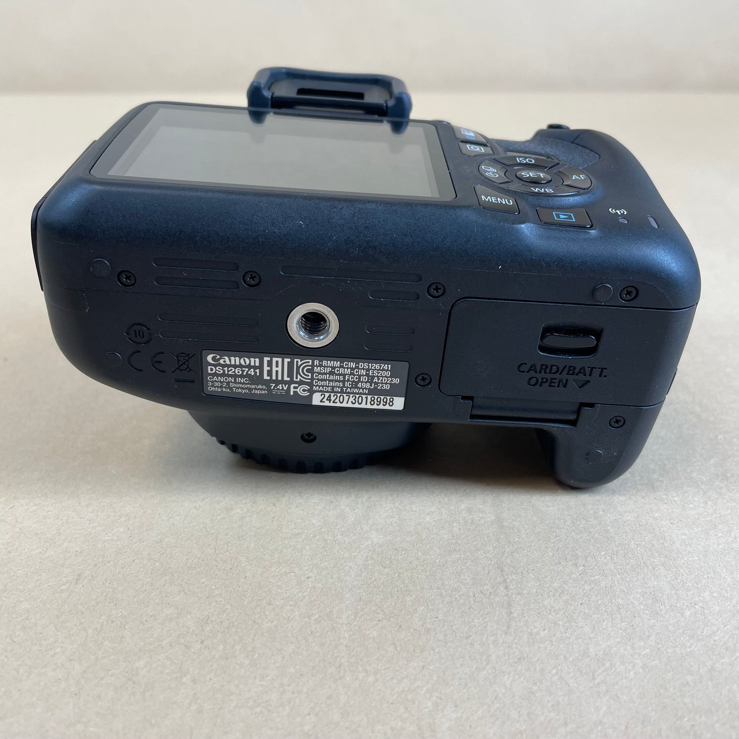 Canon EOS Rebel T7 24.1MP Digital SLR DSLR Camera 3413 Shutter Count