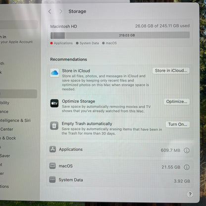 2024 Apple MacBook Air 13.6" M3 8C GPU 4.0GHz 16GB RAM 256GB SSD A3113