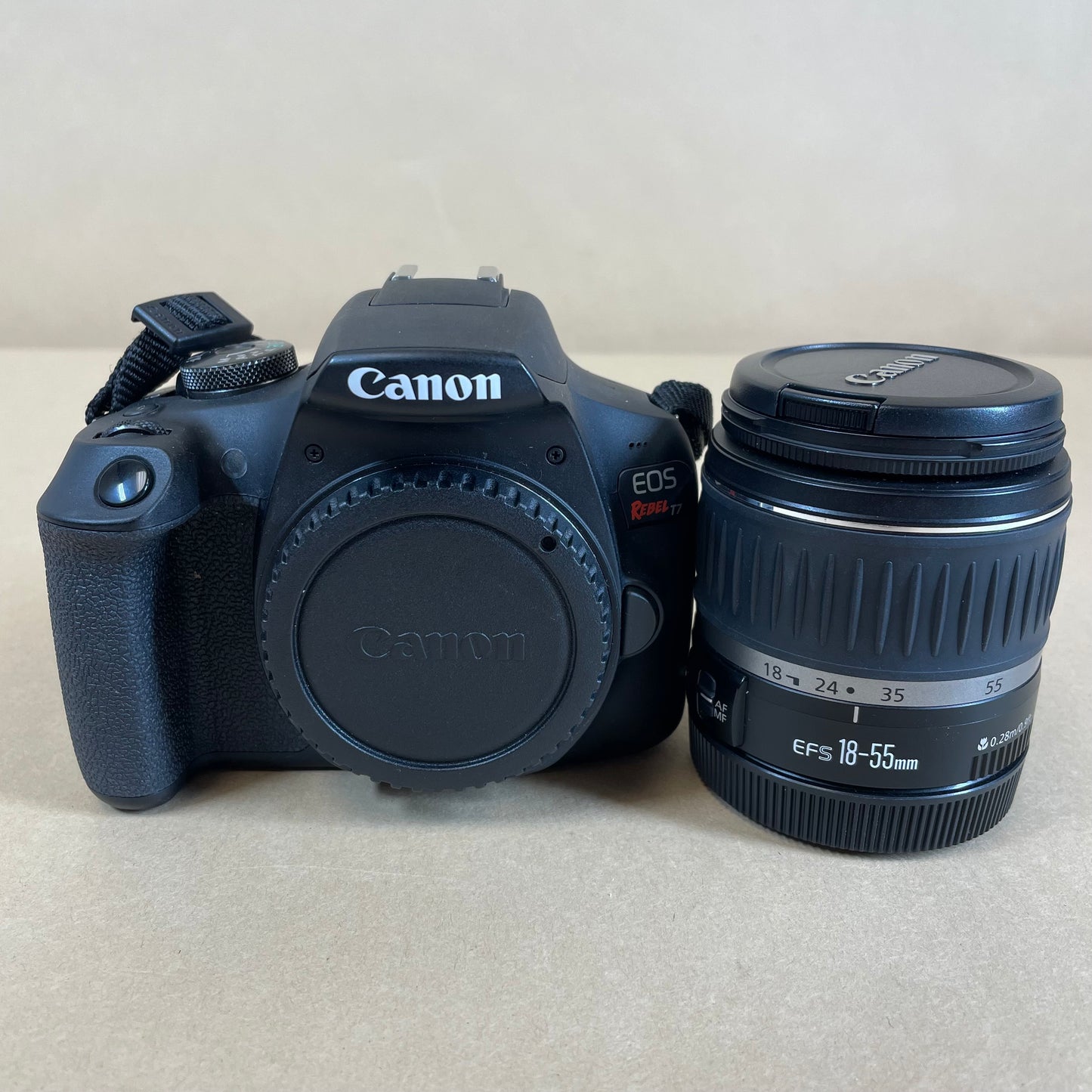 Canon EOS Rebel T7 24.1MP Digital SLR DSLR Camera 3413 Shutter Count
