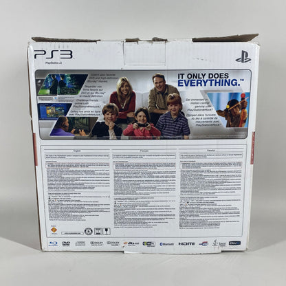 Sony PlayStation 3 Slim PS3 120GB Black Console Gaming System CECH-3001A