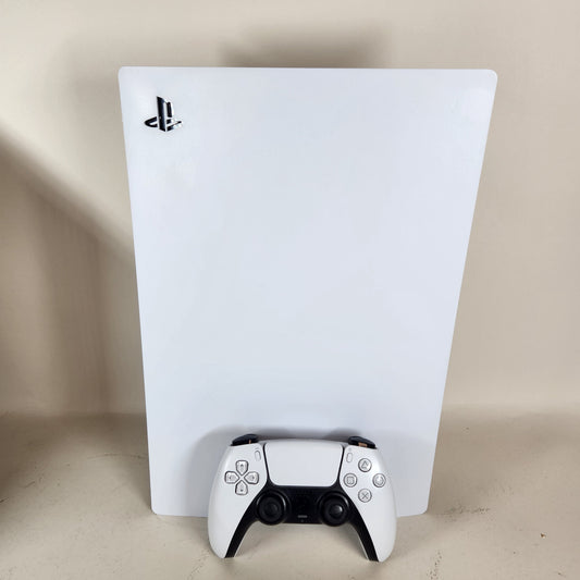 Sony PlayStation 5 Disc Edition PS5 825GB White Console Gaming System CFI-1015A
