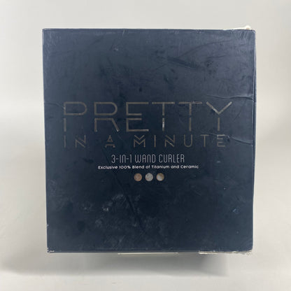 New Pretty in A Minute 3 in 1 Wand Curler P1003