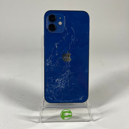 Broken Unlocked Apple iPhone 12 128GB 26.1 MGHF3LL/A Cracked Back