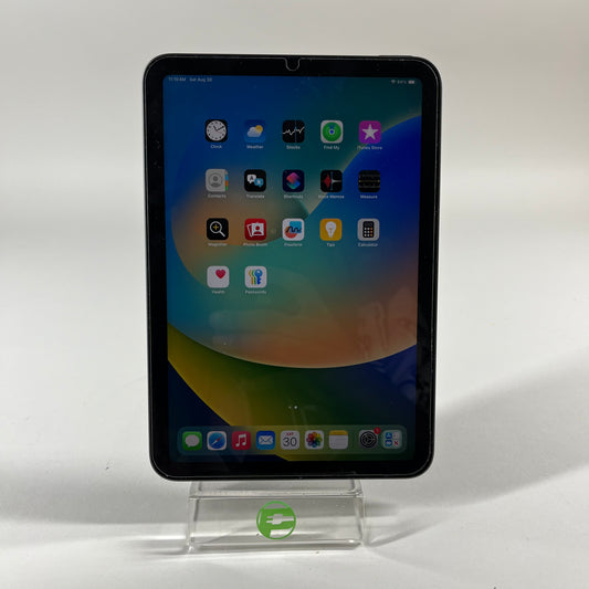 WiFi Only Apple iPad Mini 6th Gen 64GB Space Gray 3J988LL/A