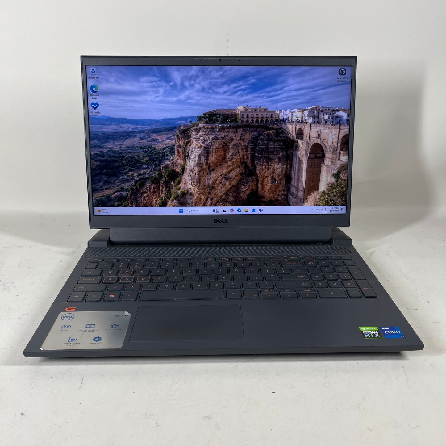 Dell G15 5511 15.6" i7-11800H 2.3GHz 16GB RAM 512GB SSD GeForce RTX 3050