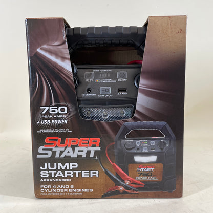 New Super start jump starter 750 amp Car Starter Charger Combo SS55750
