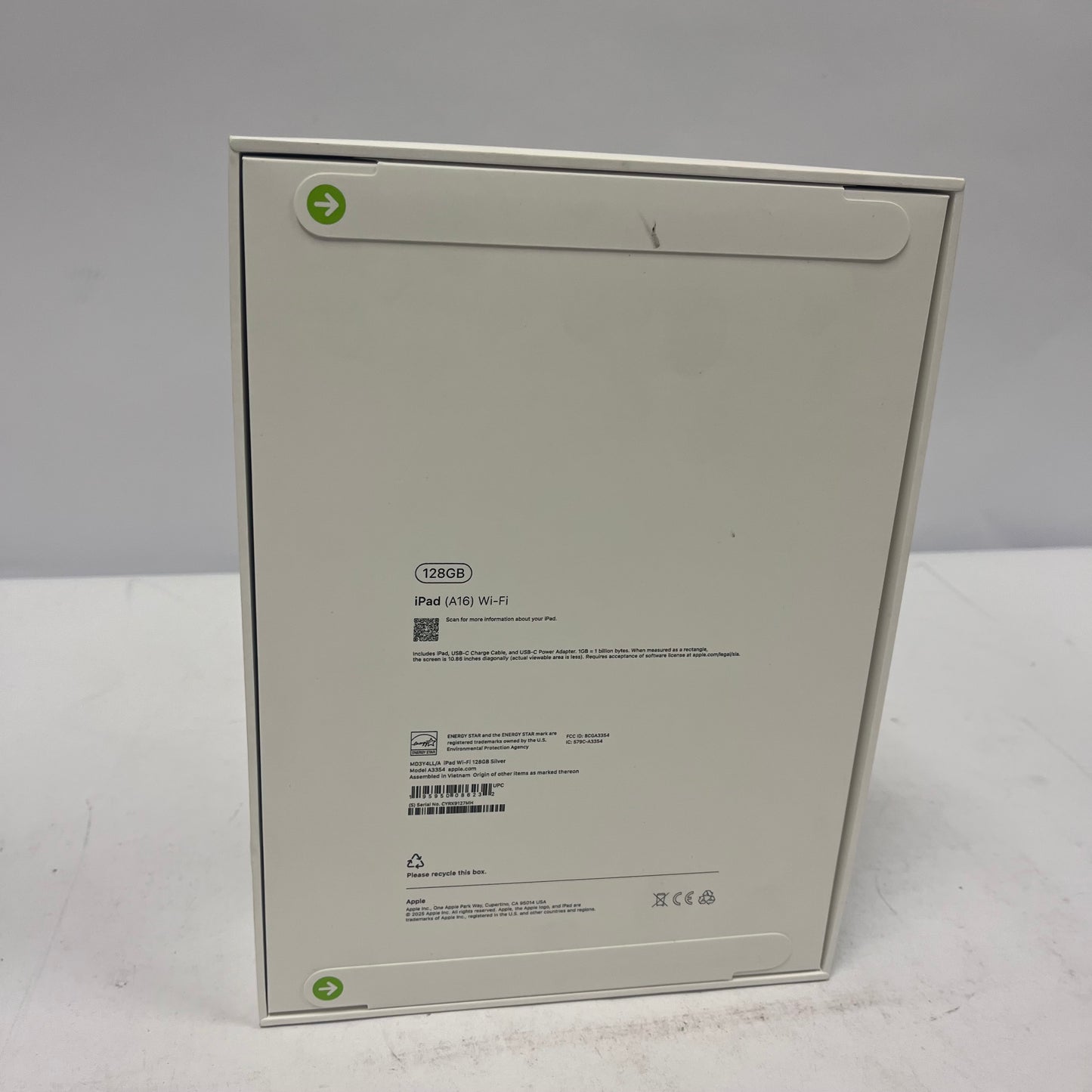 New WiFi Only Apple iPad 11" (A16) 128GB Silver MD3Y4LL/A