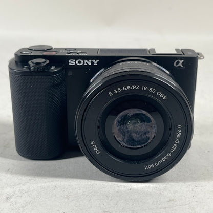 Sony Alpha ZV-E10 24.2MP Compact Mirrorless Digital Camera Lens Combo