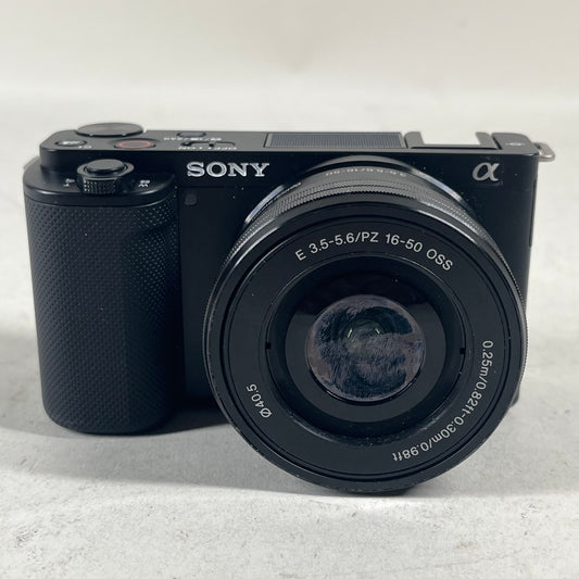 Sony Alpha ZV-E10 24.2MP Compact Mirrorless Digital Camera Lens Combo